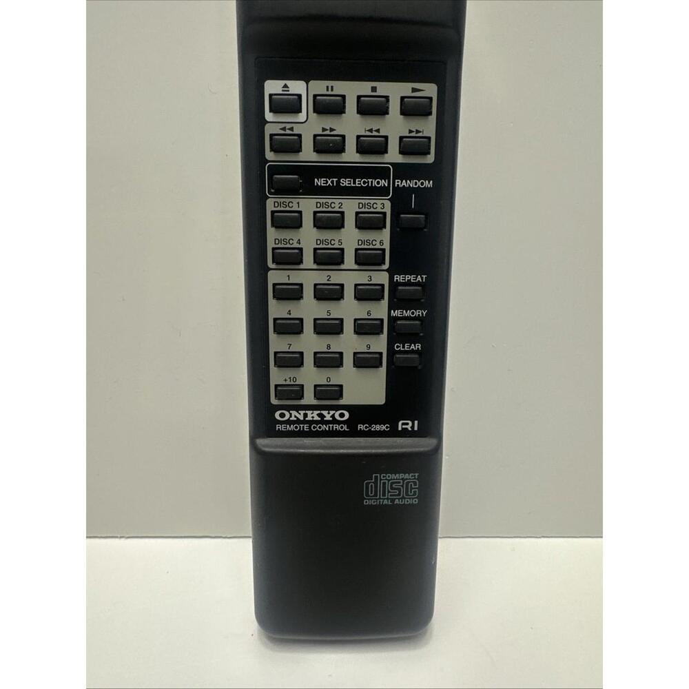 GENUINE ONKYO RC-289C 6 DISC CD CHANGER REMOTE - DX-C530 DX-C330 DX-C320 DX-C220